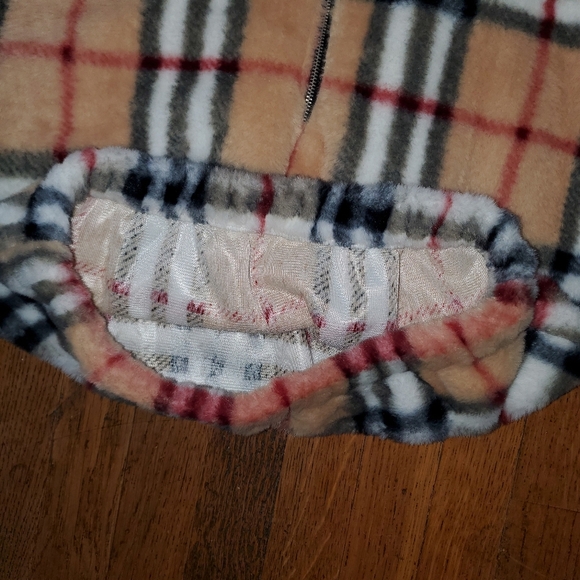 Honey & Sparkle Faux Fur Plaid Cropped Hoodie - Picture 11 of 11